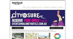 Desktop Screenshot of hotelbondi.com.au